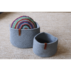 Crochet basket one Color P on internet