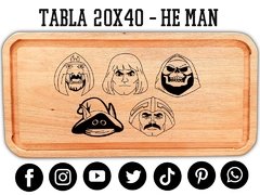 HE-MAN PERSONAJES - TABLA DE ASADO Y PICADAS 20X40cm - comprar online
