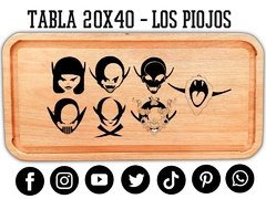 LOS PIOJOS - CIRO -REGALOS - GRABADO LASER - MADERA - ASADO Y PICADAS 20X40! - tienda online