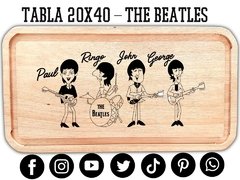THE BEATLES - TABLA DE PICADA Y ASADOS 20x40cm - comprar online