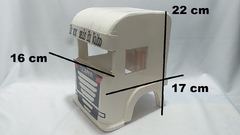 cabine scania branca simples ( foto real do produto 02 ) - comprar online
