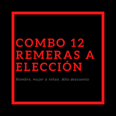 12 remeras estampadas surtidas combo mayorista cantidad