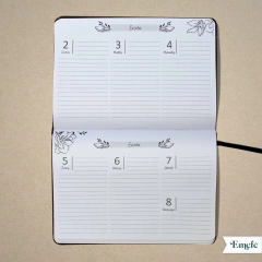 INTERIOR AGENDA 2023 SEMANAL APAISADA SIN HORARIOS - ARCHIVO IMPRIMIBLE - MODELO 002