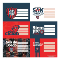 Etiquetas Mooving San Lorenzo 2019 - comprar online