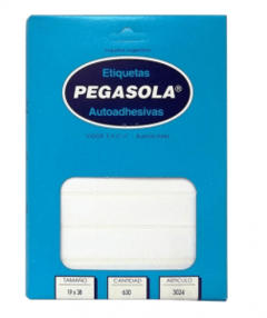Etiquetas PegaSola Modelo 3024 (1,9 x 3,7 cm)
