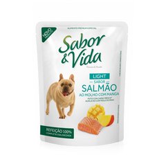 Sabor & Vida Trocitos de Salmón con Mango Perros Adultos Light 100 GR