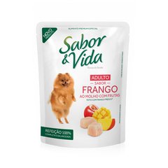 Sabor & Vida Pollo en Salsa de Frutas Perros Adultos 100 GR