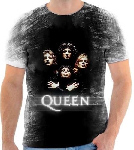 camiseta da banda queen