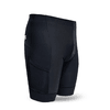 Trishort Hombre con Badana de tria impermeable y microperforada, color negro - Cozy Sport - Cozy Sport SA