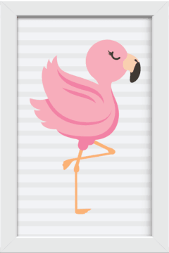 Imagem do Quadro Flamingo Baby