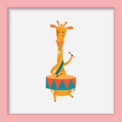 Quadro Girafa #6 - Arteira Design