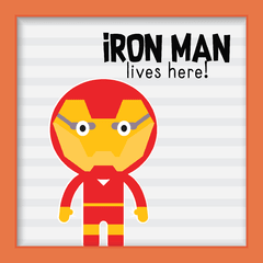 Quadro Iron Man - Cute na internet