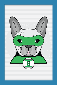 Quadro Dog Lanterna Verde - comprar online