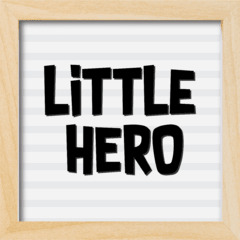 Quadro Little Hero #2 - Arteira Design