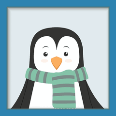 Quadro Pinguim #2 - loja online