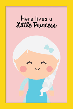 Quadro Princesa Elsa Cute - Arteira Design