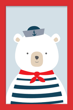 Quadro Urso #19 - Marinheiro - loja online