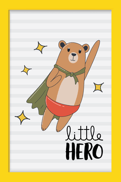 Quadro Urso (Little Hero) - Arteira Design