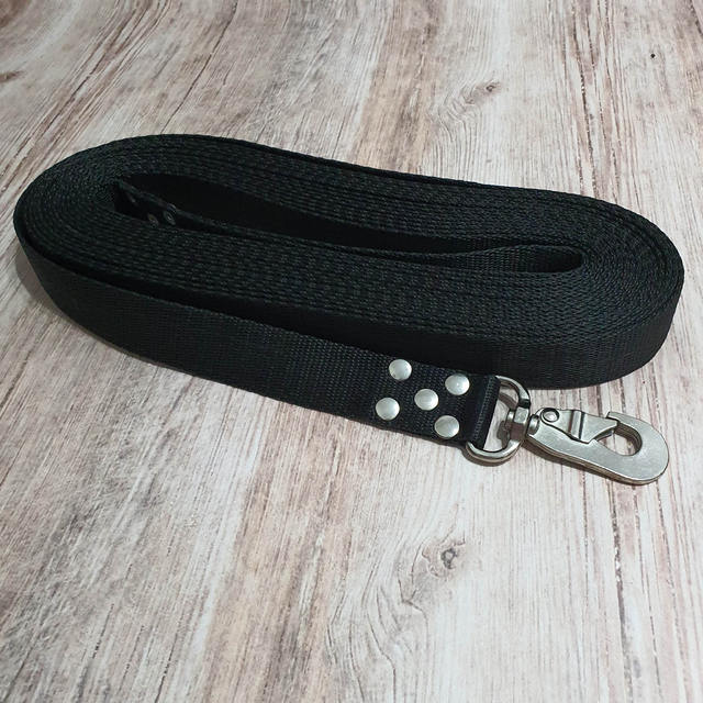 Correa De Adiestramiento Para Perros Hasta 50 Kg - 20 Mm Ancho, 1 Metro, Naranja, Engomada, Con Asa