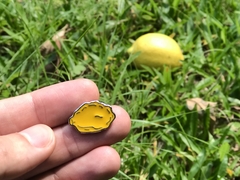 Pin Piedra con forma de limón