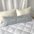 almohadón con relleno 100X35 cm gris - comprar online