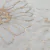 Cortina de Baño Modelo Flower Garland Natural & Beige - Decorinter