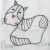 Cortina de Baño Modelo Stripes Cats - Decorinter
