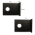Kit Barral 1.60 cm Negro Soporte Simple Hierro - comprar online