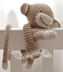 Muñeco tejido de apego - Mono atrapa cortina - comprar online