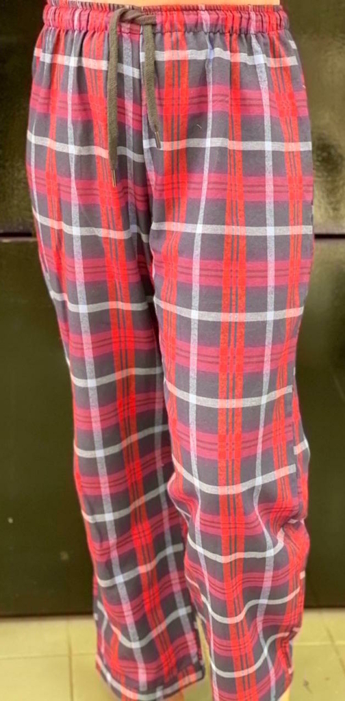 Pantalón Pijama Escocés rojo - Tu espacio organizado