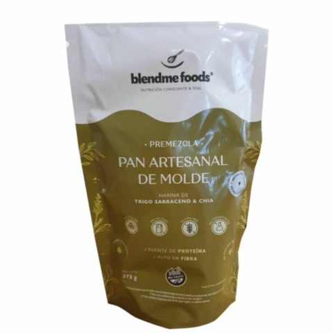 Premezcla Para Pan de Molde (sin gluten) Blendme Foods - 375 gr