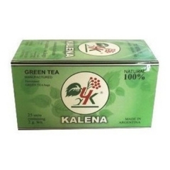 Té verde en saquitos (100% natural) KALENA - 25 u