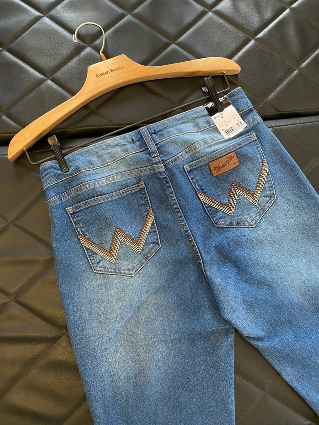 Calça Wrangler Feminina Flare Jeans Lycra Cintur Alta WF5101