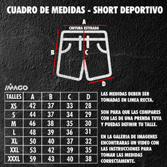 Short deportivo Negro Imago en internet