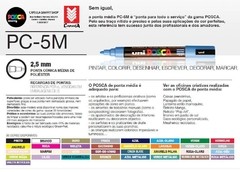 POSCA 5M - AMARELO (1,8~2,5mm) - comprar online