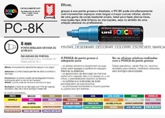POSCA 8K - VERDE FLÚOR (8mm) - comprar online