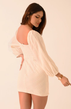 Vestido blanco NUBIA - comprar online