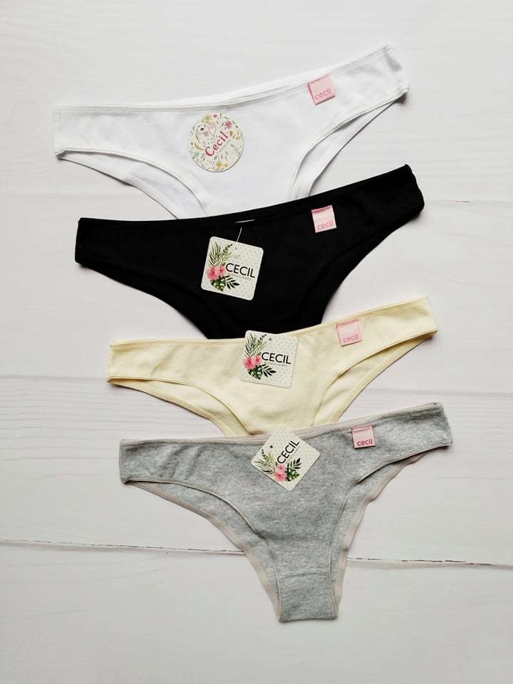 Ropa interior femenina vedetina algodon cecil