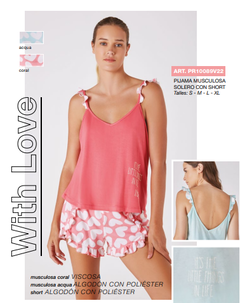 Pijama musculosa solero c/short-With Love-Promesse (PR10089V22)