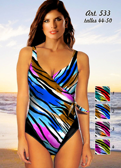 Malla estampada corte en busto-Marson (MRS533)