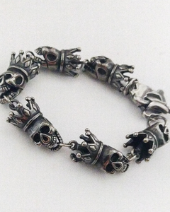 PULSERA CALAVERA REINA ACERO