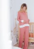 PIJAMA LARGO MORLEY ROSA BLUSH - comprar online