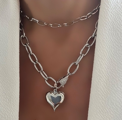 CADENA HEART SILVER O CADENA SILVER