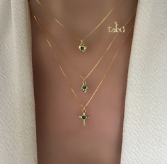 CADENA HEART O HAMSA O CROSS