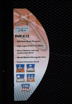 Wharfedale Pro Evp-x12 Bafle Pasivo 12' 250w 8 Ohms - comprar online