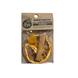Kit Especiarias P/ Gin Gold: Laranja, Goldberry e Canela
