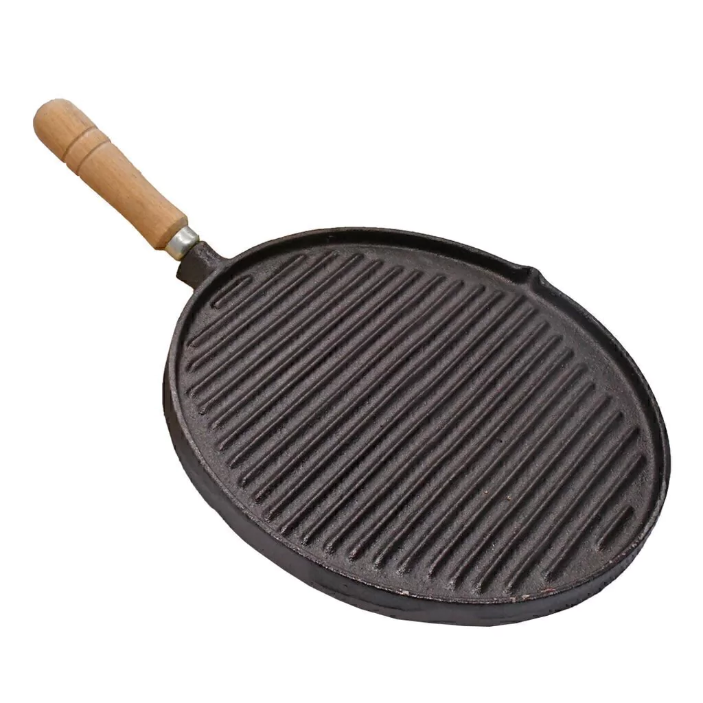 Plancha Grillada Redonda 27 cm BARBERO