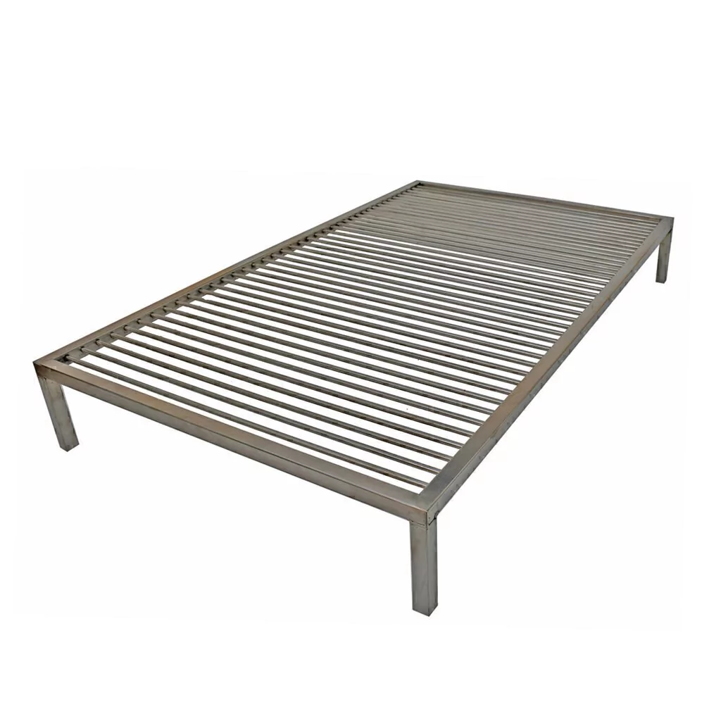 Parrilla Flotante De Acero Inoxidable 100 x 60 cm