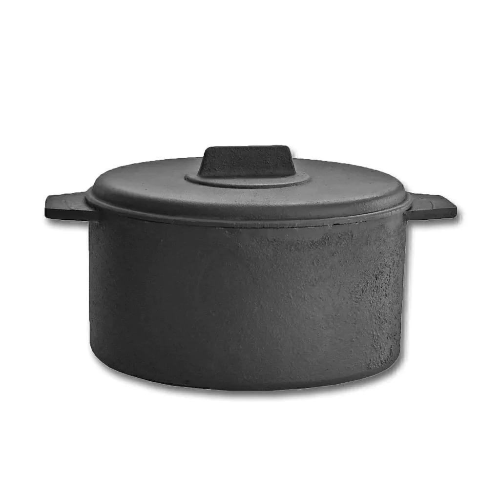 Cacerola De Fundición Común Con Tapa 4 lt.