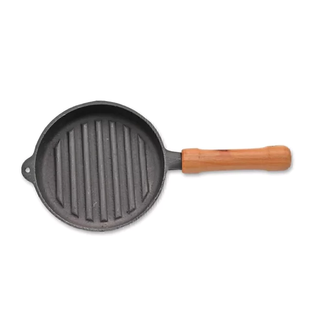 Provoletera 15cm grillada mango de madera 